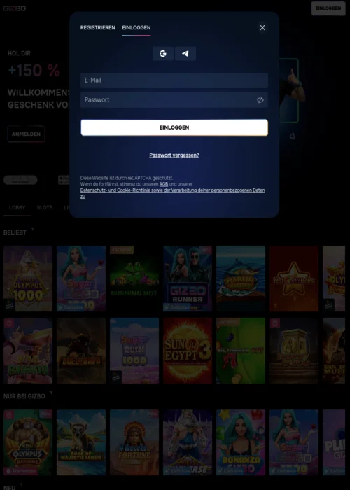 Login Gizbo Casino